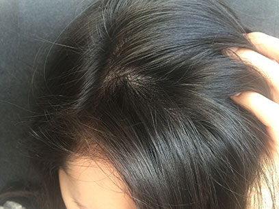 след измиване с Khadi Amla